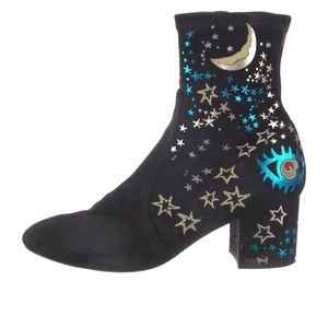 SOLD Valentino suede printed sock boots